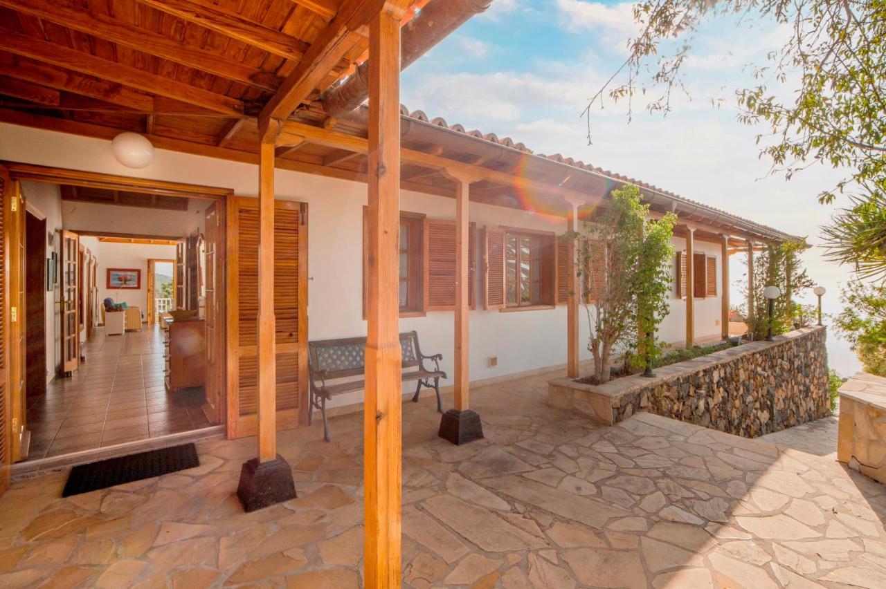 Feriendomizil Finca Tijarafe Mit Beheiztem, Abdeckbarem Pool Ngoại thất bức ảnh