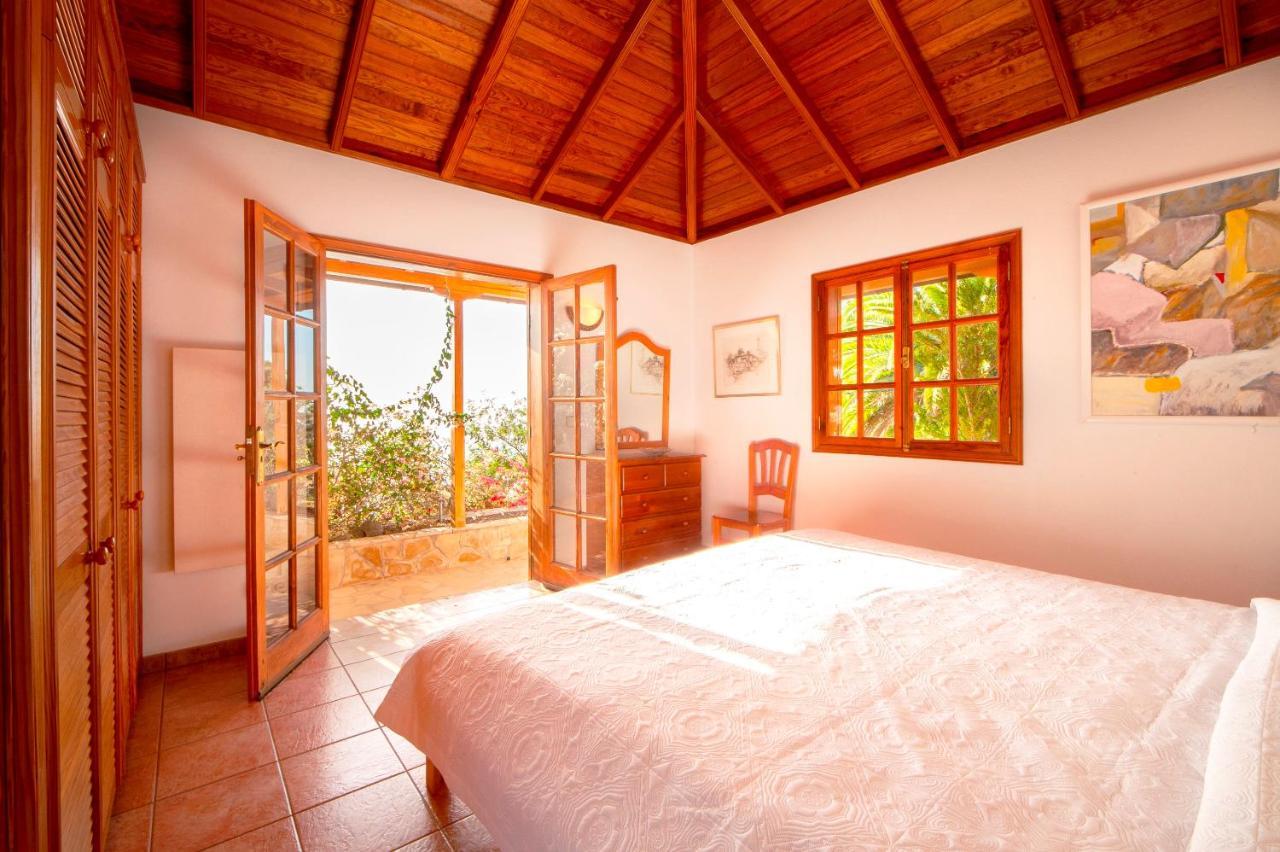 Feriendomizil Finca Tijarafe Mit Beheiztem, Abdeckbarem Pool Ngoại thất bức ảnh