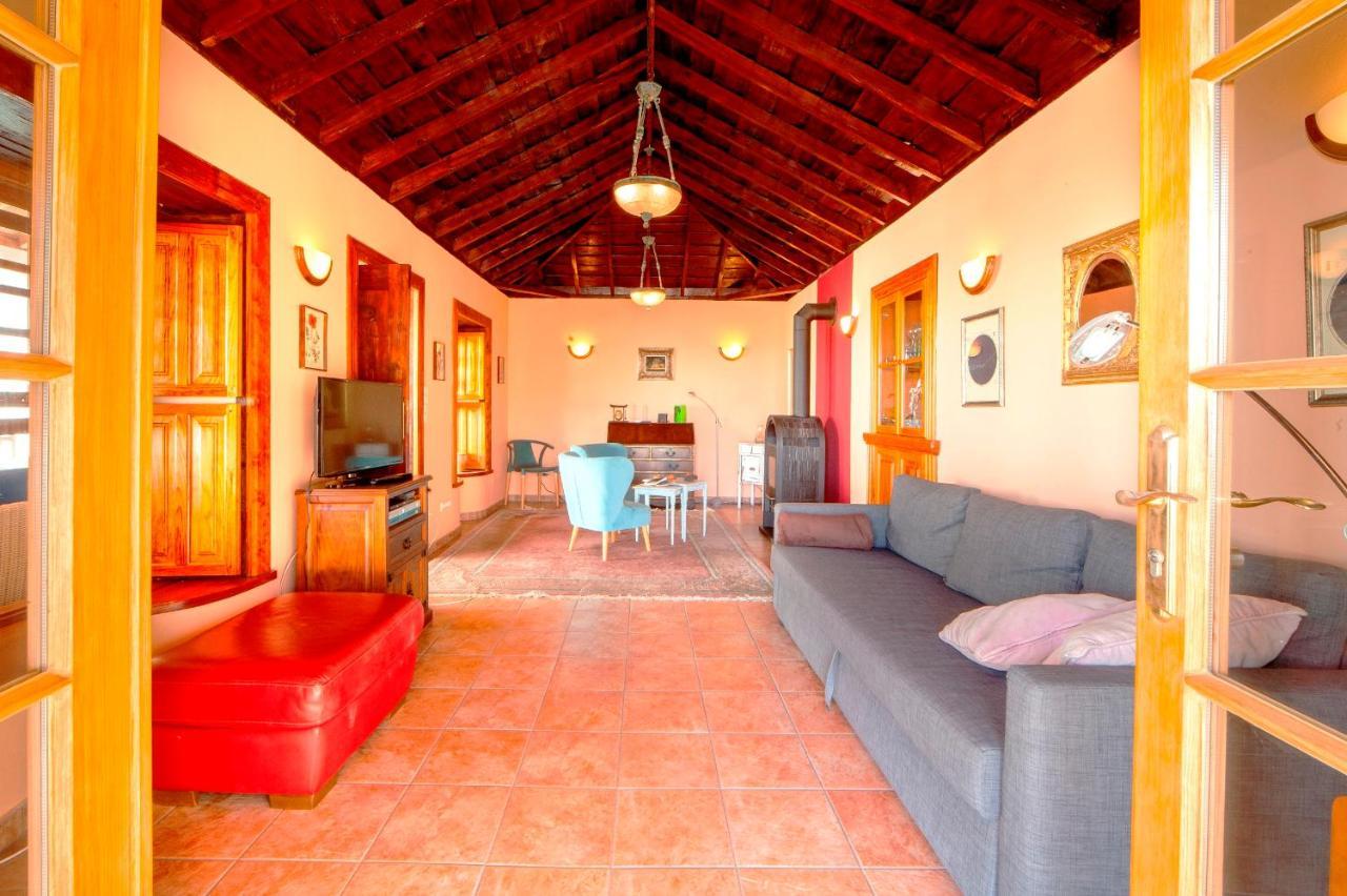 Feriendomizil Finca Tijarafe Mit Beheiztem, Abdeckbarem Pool Ngoại thất bức ảnh