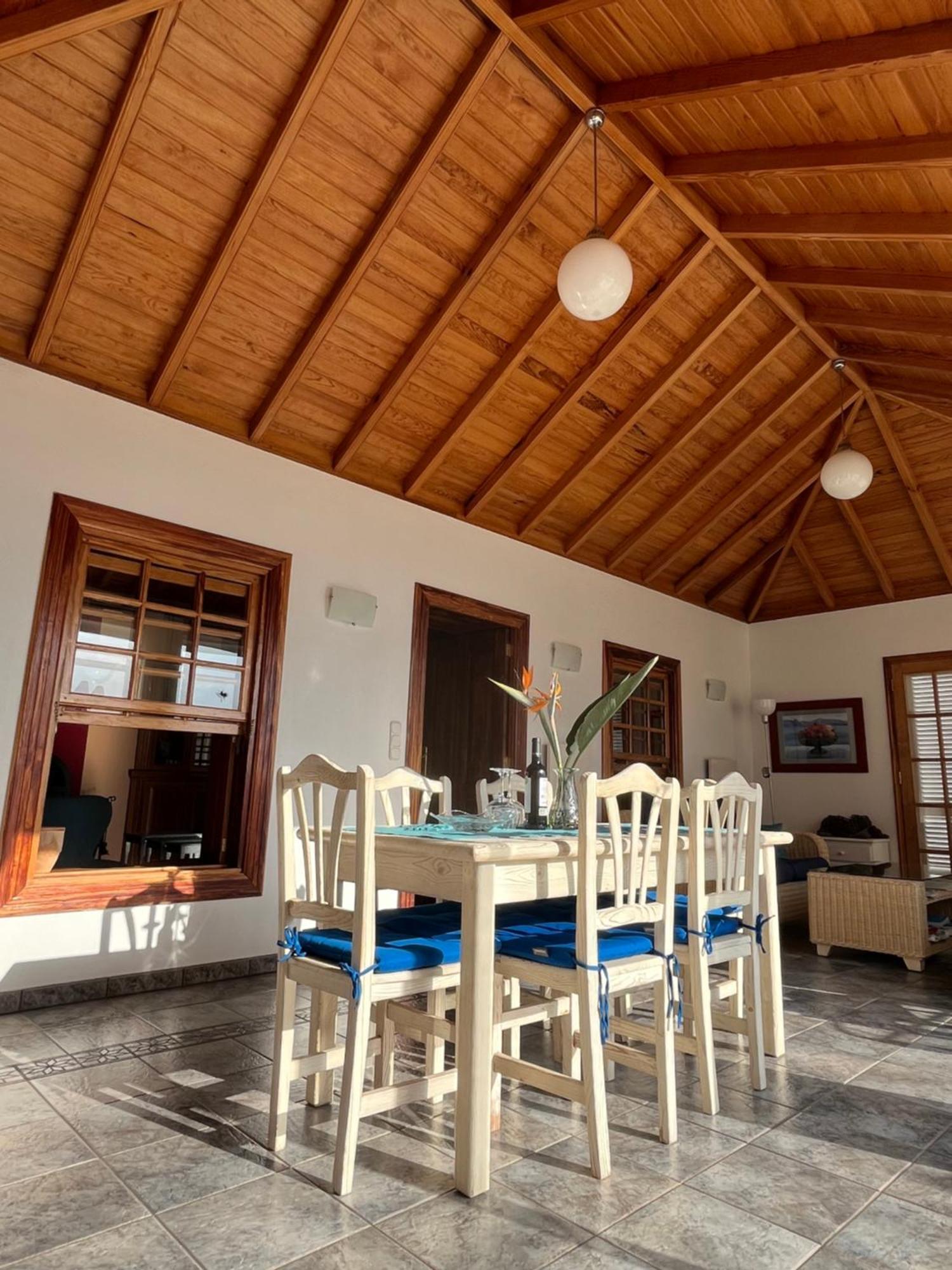 Feriendomizil Finca Tijarafe Mit Beheiztem, Abdeckbarem Pool Ngoại thất bức ảnh